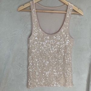 Sequin Pink Top